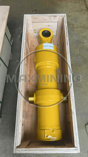 Гидроцилиндр электропривода наклона для автогрейдера Komatsu GD805A-1