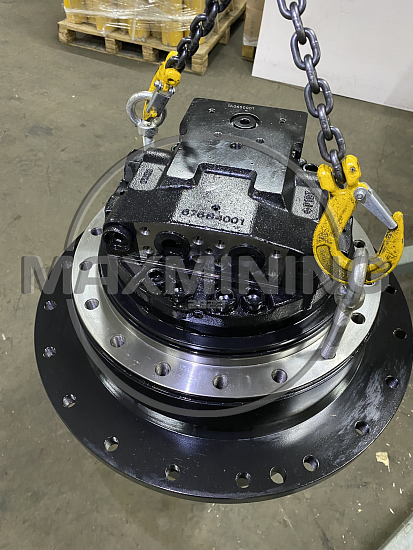 Редуктор хода в сборе с гидромотором для экскаватора Komatsu PC200-8