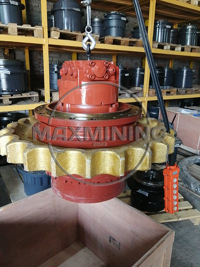 Редуктор хода в сборе с гидромотором для экскаватора JCB JS330