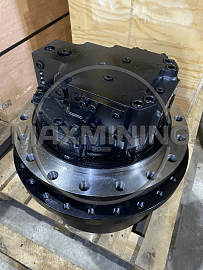 Редуктор хода в сборе с гидромотором для экскаватора Hyundai R320LC-7 (под фланец)