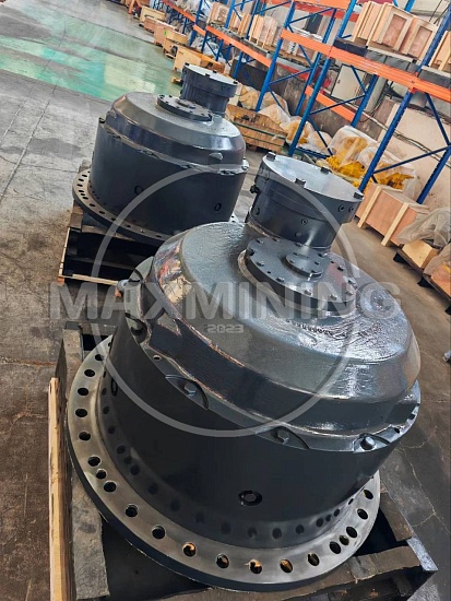 Редуктор хода в сборе с гидромотором для экскаватора Komatsu PC4000 Аналог